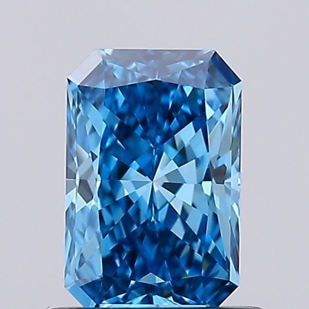 Loose Diamond - RADIANT 0.74ct Fancy Vivid Blue VVS2: Loose Diamond - RADIANT 0.74ct Fancy Vivid Blue VVS2 Source: This is a real non-mined Diamond that has been grown in a lab Shape: RADIANT Carats: 0.74 Color: Fancy Vivid Blue Certification: IGI Video: