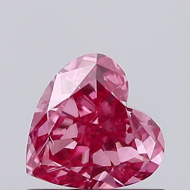 Loose Diamond - HEART 0.67ct Fancy Vivid Pink VS1: Loose Diamond - HEART 0.67ct Fancy Vivid Pink VS1 Source: This is a real non-mined Diamond that has been grown in a lab Shape: HEART Carats: 0.67 Color: Fancy Vivid Pink Certification: NONE Video:
