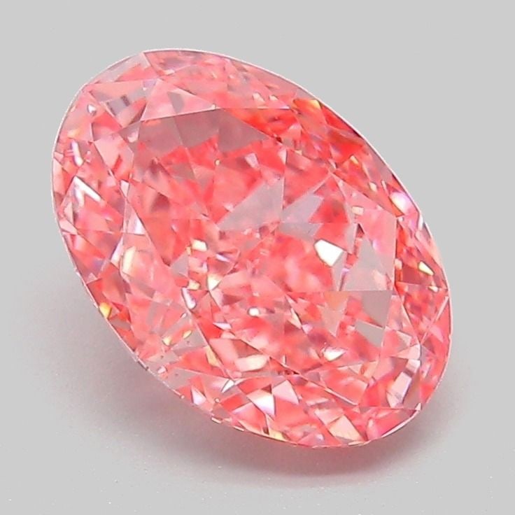 Loose Diamond - OVAL 2.09ct Fancy Vivid Pink VS1: Loose Diamond - OVAL 2.09ct Fancy Vivid Pink VS1 Source: This is a real non-mined Diamond that has been grown in a lab Shape: OVAL Carats: 2.09 Color: Fancy Vivid Pink Certification: IGI Video: Video