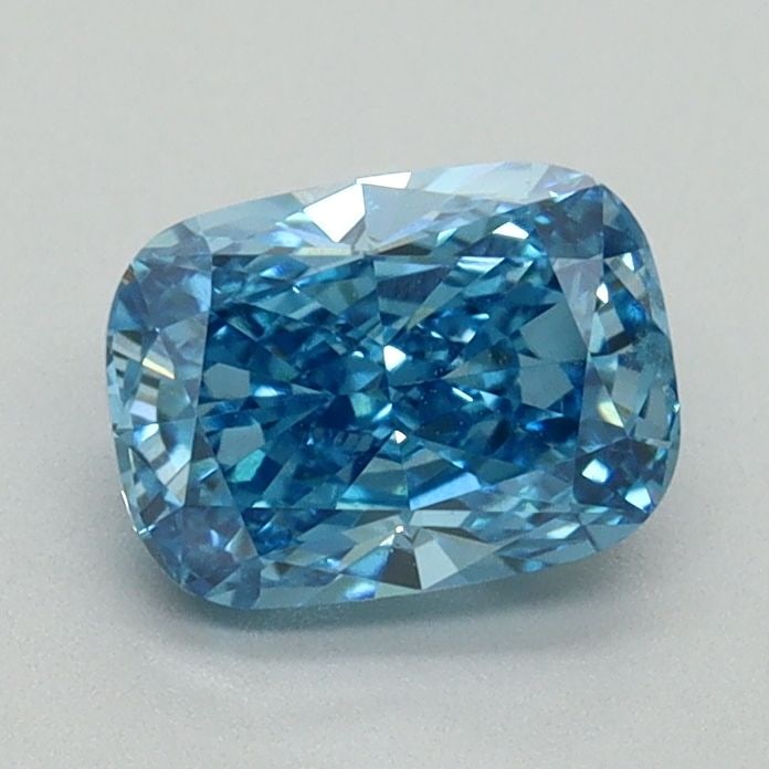 Loose Diamond - CUSHION MODIFIED 1.05ct Fancy Vivid Blue VS2: Loose Diamond - CUSHION MODIFIED 1.05ct Fancy Vivid Blue VS2 Source: This is a real non-mined Diamond that has been grown in a lab Shape: CUSHION MODIFIED Carats: 1.05 Color: Fancy Vivid Blue Certific