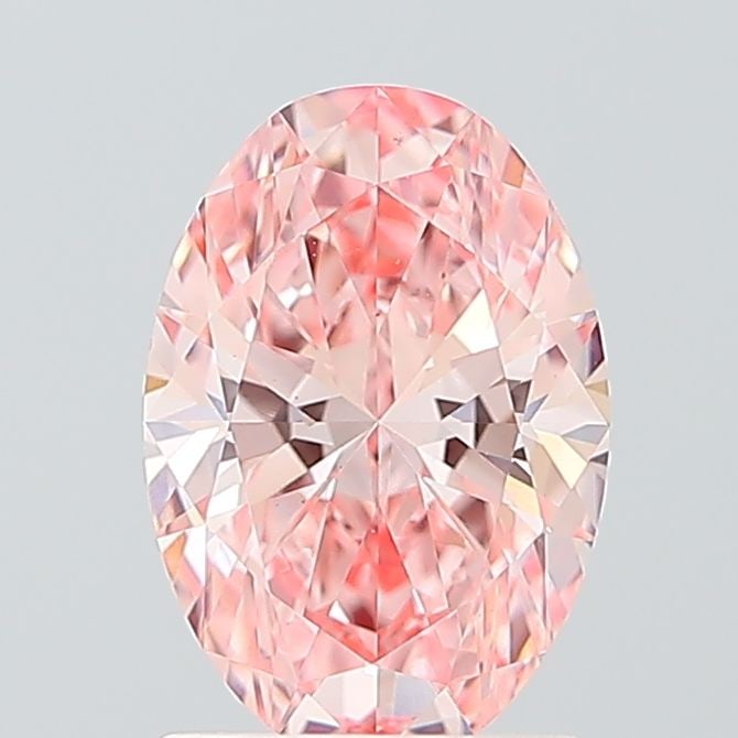 Loose Diamond - OVAL 1.51ct Fancy Vivid Pink VS1: Loose Diamond - OVAL 1.51ct Fancy Vivid Pink VS1 Source: This is a real non-mined Diamond that has been grown in a lab Shape: OVAL Carats: 1.51 Color: Fancy Vivid Pink Certification: IGI Video:
