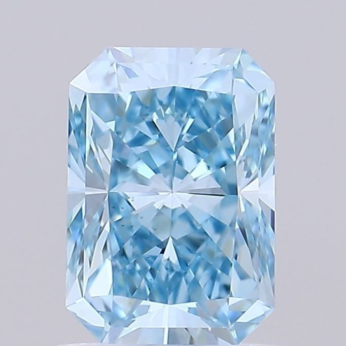 Loose Diamond - RADIANT 1.04ct Fancy Vivid Blue VS1: Loose Diamond - RADIANT 1.04ct Fancy Vivid Blue VS1 Source: This is a real non-mined Diamond that has been grown in a lab Shape: RADIANT Carats: 1.04 Color: Fancy Vivid Blue Certification: NONE Video: