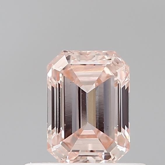 Loose Diamond - EMERALD 0.57ct Fancy Light Brown Pink VS1: Loose Diamond - EMERALD 0.57ct Fancy Light Brown Pink VS1 Source: This is a real non-mined Diamond that has been grown in a lab Shape: EMERALD Carats: 0.57 Color: Fancy Light Brown Pink Certification: