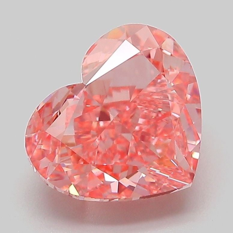 Loose Diamond - HEART 3.05ct Fancy Vivid Pink VVS2: Loose Diamond - HEART 3.05ct Fancy Vivid Pink VVS2 Source: This is a real non-mined Diamond that has been grown in a lab Shape: HEART Carats: 3.05 Color: Fancy Vivid Pink Certification: IGI Video:
