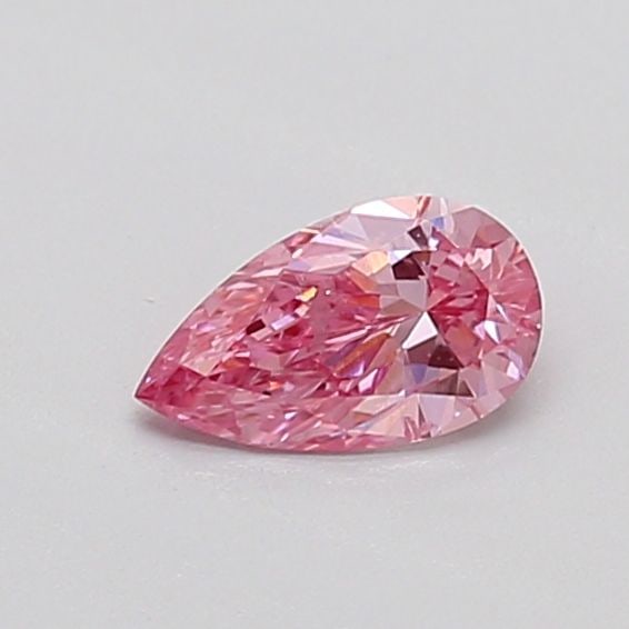 Loose Diamond - PEAR 0.25ct Fancy Vivid Pink VS2: Loose Diamond - PEAR 0.25ct Fancy Vivid Pink VS2 Source: This is a real non-mined Diamond that has been grown in a lab Shape: PEAR Carats: 0.25 Color: Fancy Vivid Pink Certification: IGI Video: