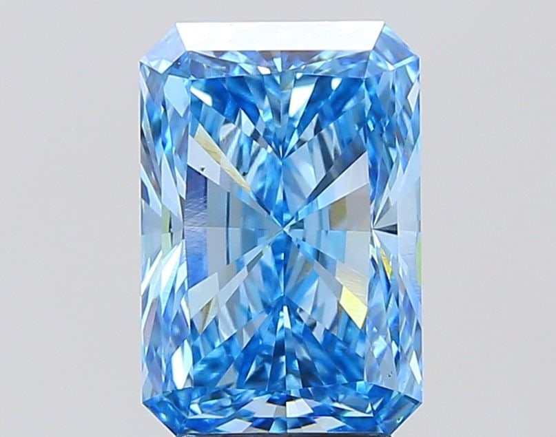 Loose Diamond - RADIANT 4.0ct Fancy Vivid Blue VS2: Loose Diamond - RADIANT 4.0ct Fancy Vivid Blue VS2 Source: This is a real non-mined Diamond that has been grown in a lab Shape: RADIANT Carats: 4.0 Color: Fancy Vivid Blue Certification: IGI Video:
