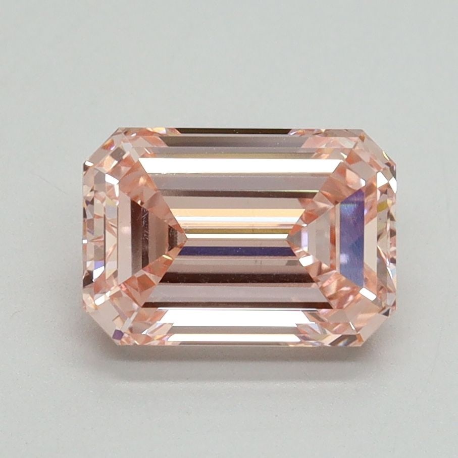 Loose Diamond - EMERALD 1.8ct Fancy Intense Pink VS1: Loose Diamond - EMERALD 1.8ct Fancy Intense Pink VS1 Source: This is a real non-mined Diamond that has been grown in a lab Shape: EMERALD Carats: 1.8 Color: Fancy Intense Pink Certification: IGI Video