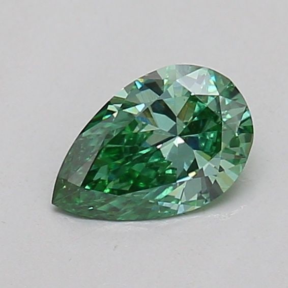 Loose Diamond - PEAR 0.24ct Fancy Vivid Green VS2: Loose Diamond - PEAR 0.24ct Fancy Vivid Green VS2 Source: This is a real non-mined Diamond that has been grown in a lab Shape: PEAR Carats: 0.24 Color: Fancy Vivid Green Certification: IGI PLEASE NOTE