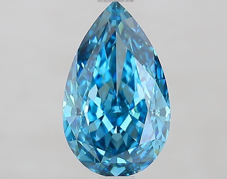 Loose Diamond - PEAR 2.1ct Fancy Vivid Blue VVS2: Loose Diamond - PEAR 2.1ct Fancy Vivid Blue VVS2 Source: This is a real non-mined Diamond that has been grown in a lab Shape: PEAR Carats: 2.1 Color: Fancy Vivid Blue Certification: IGI Video: