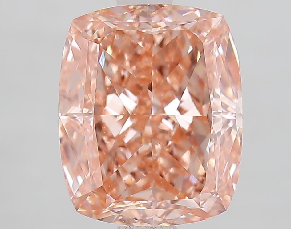 Loose Diamond - CUSHION MODIFIED 2.5ct Fancy Vivid Pink VVS2: Loose Diamond - CUSHION MODIFIED 2.5ct Fancy Vivid Pink VVS2 Source: This is a real non-mined Diamond that has been grown in a lab Shape: CUSHION MODIFIED Carats: 2.5 Color: Fancy Vivid Pink Certifica