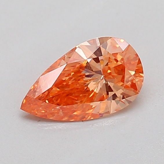 Loose Diamond - PEAR 0.28ct Fancy Intense Brownish Orange SI2: Loose Diamond - PEAR 0.28ct Fancy Intense Brownish Orange SI2 Source: This is a real non-mined Diamond that has been grown in a lab Shape: PEAR Carats: 0.28 Color: Fancy Intense Brownish Orange Certif