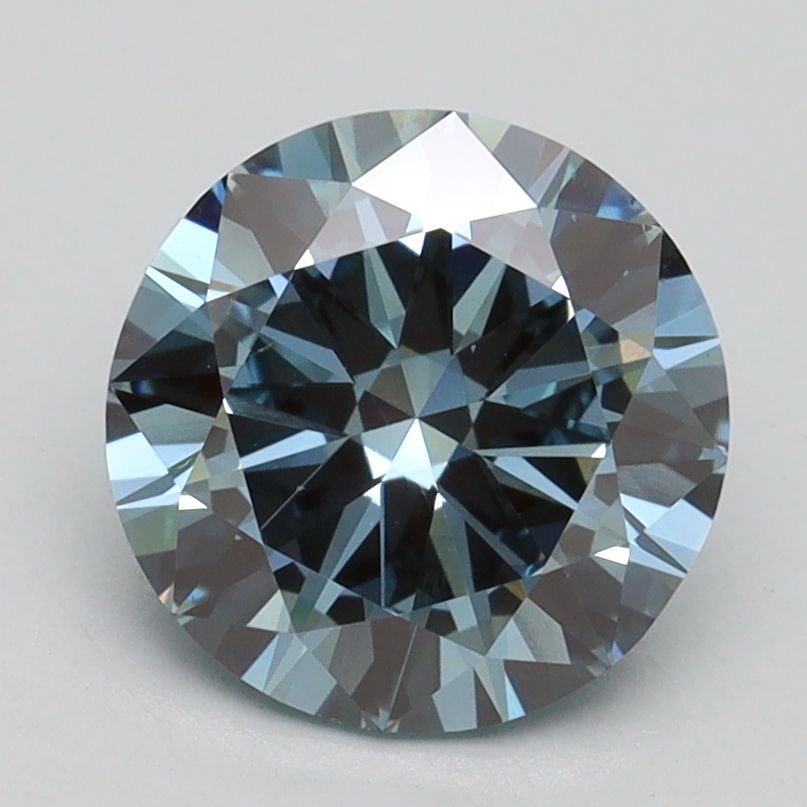 Loose Diamond - ROUND 2.0ct Fancy Intense Blue VS2: Loose Diamond - ROUND 2.0ct Fancy Intense Blue VS2 Source: This is a real non-mined Diamond that has been grown in a lab Shape: ROUND Carats: 2.0 Color: Fancy Intense Blue Certification: IGI Video:
