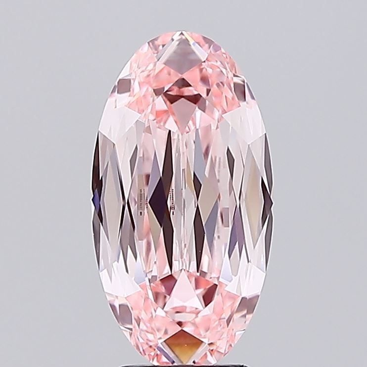 Loose Diamond - OVAL 4.03ct Fancy Intense Pink VVS2: Loose Diamond - OVAL 4.03ct Fancy Intense Pink VVS2 Source: This is a real non-mined Diamond that has been grown in a lab Shape: OVAL Carats: 4.03 Color: Fancy Intense Pink Certification: IGI Video: