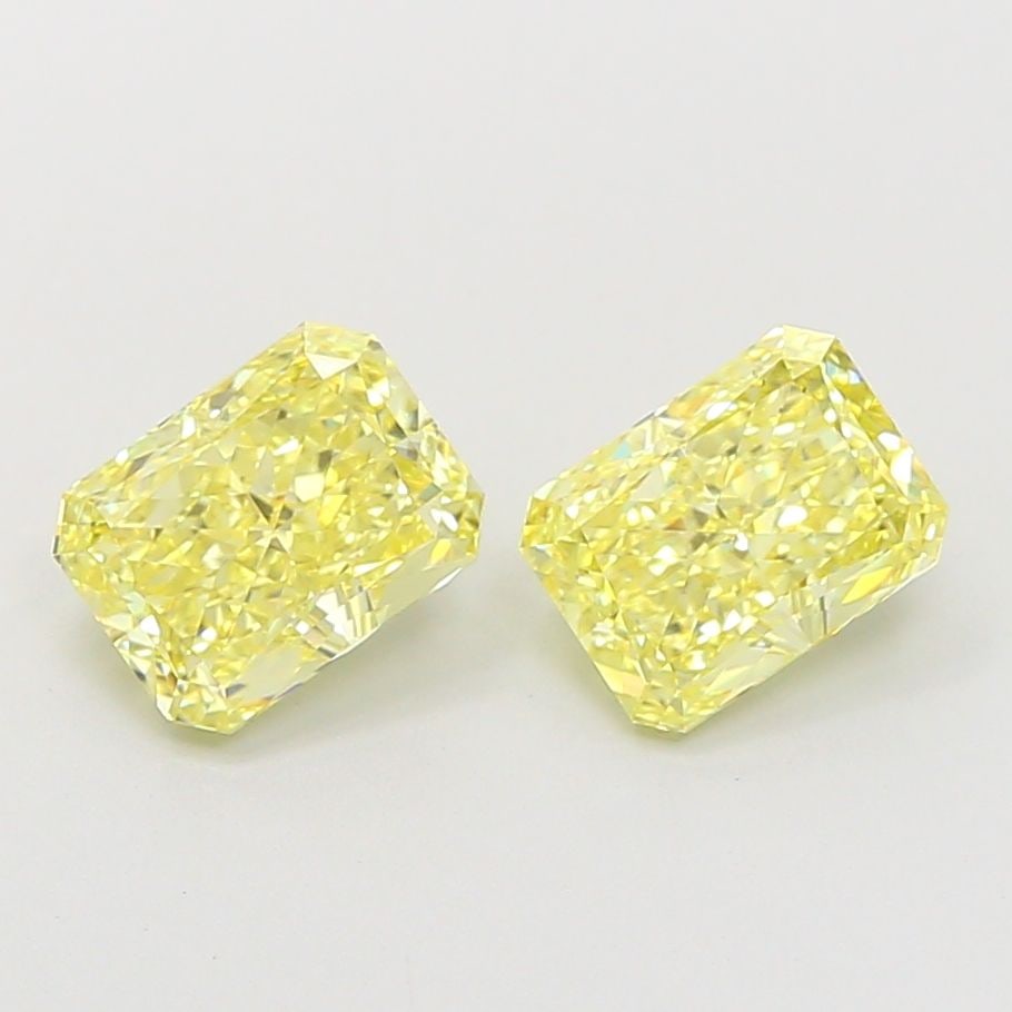 Loose Diamond - RADIANT 1.24ct Fancy Intense Yellow VVS2: Loose Diamond - RADIANT 1.24ct Fancy Intense Yellow VVS2 Source: This is a real non-mined Diamond that has been grown in a lab Shape: RADIANT Carats: 1.24 Color: Fancy Intense Yellow Certification: IG