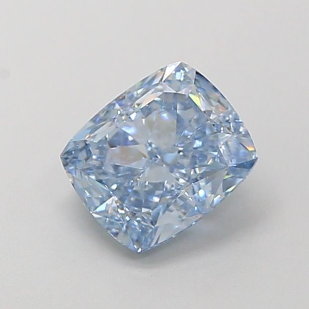 Loose Diamond - CUSHION MODIFIED 1.27ct Fancy Vivid Blue VVS1: Loose Diamond - CUSHION MODIFIED 1.27ct Fancy Vivid Blue VVS1 Source: This is a real non-mined Diamond that has been grown in a lab Shape: CUSHION MODIFIED Carats: 1.27 Color: Fancy Vivid Blue Certifi