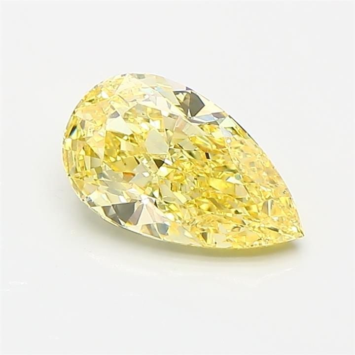 Loose Diamond - PEAR 1.11ct Fancy Intense Yellow VS1: Loose Diamond - PEAR 1.11ct Fancy Intense Yellow VS1 Source: This is a real non-mined Diamond that has been grown in a lab Shape: PEAR Carats: 1.11 Color: Fancy Intense Yellow Certification: IGI Video