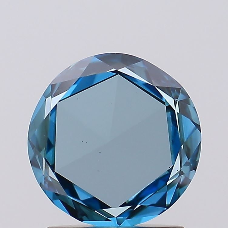 Loose Diamond - ROSE 1.13ct Fancy Vivid Blue VS2: Loose Diamond - ROSE 1.13ct Fancy Vivid Blue VS2 Source: This is a real non-mined Diamond that has been grown in a lab Shape: ROSE Carats: 1.13 Color: Fancy Vivid Blue Certification: NONE Video: