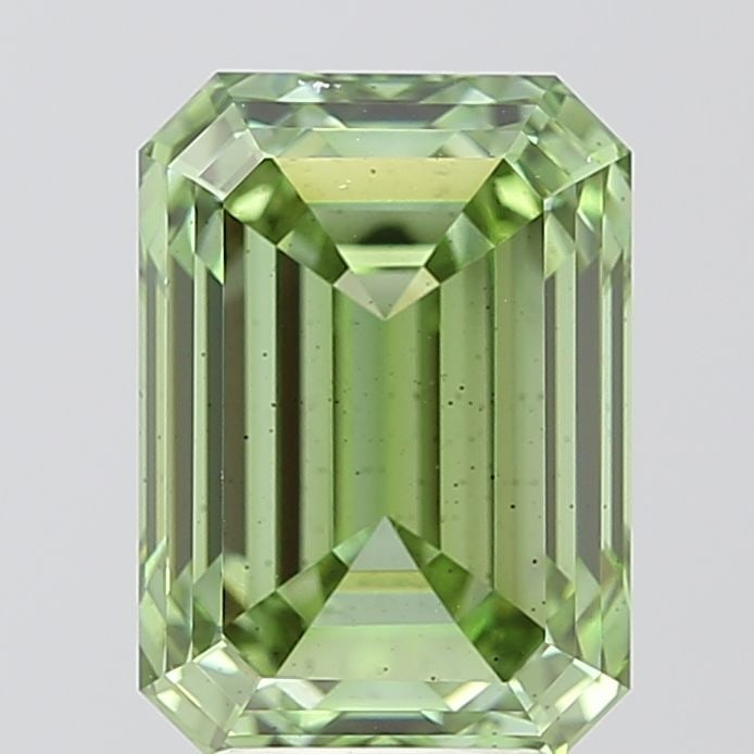 Loose Diamond - EMERALD 5.04ct Fancy Vivid Green SI1: Loose Diamond - EMERALD 5.04ct Fancy Vivid Green SI1 Source: This is a real non-mined Diamond that has been grown in a lab Shape: EMERALD Carats: 5.04 Color: Fancy Vivid Green Certification: IGI Video