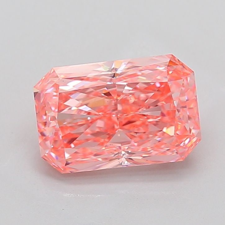 Loose Diamond - RADIANT 4.08ct Fancy Vivid Pink VS2: Loose Diamond - RADIANT 4.08ct Fancy Vivid Pink VS2 Source: This is a real non-mined Diamond that has been grown in a lab Shape: RADIANT Carats: 4.08 Color: Fancy Vivid Pink Certification: IGI PLEASE 