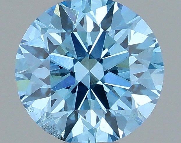 Loose Diamond - ROUND 0.51ct Fancy Vivid Blue VS2: Loose Diamond - ROUND 0.51ct Fancy Vivid Blue VS2 Source: This is a real non-mined Diamond that has been grown in a lab Shape: ROUND Carats: 0.51 Color: Fancy Vivid Blue Certification: IGI Video: