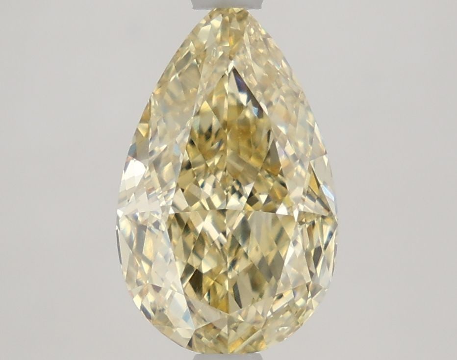 Loose Diamond - PEAR 2.67ct Fancy Intense Yellow VS1: Loose Diamond - PEAR 2.67ct Fancy Intense Yellow VS1 Source: This is a real non-mined Diamond that has been grown in a lab Shape: PEAR Carats: 2.67 Color: Fancy Intense Yellow Certification: IGI Video