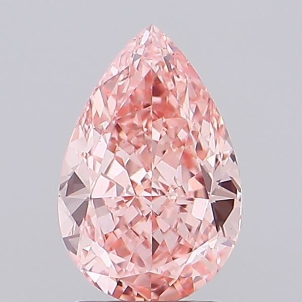 Loose Diamond - PEAR 2.1ct Fancy Vivid Pink VS1: Loose Diamond - PEAR 2.1ct Fancy Vivid Pink VS1 Source: This is a real non-mined Diamond that has been grown in a lab Shape: PEAR Carats: 2.1 Color: Fancy Vivid Pink Certification: IGI Video: