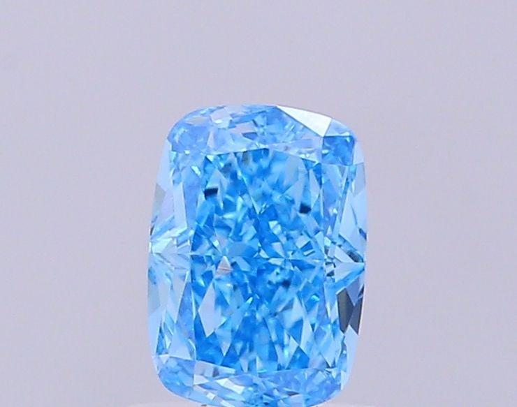 Loose Diamond - CUSHION MODIFIED 1.02ct Fancy Vivid Blue VVS2: Loose Diamond - CUSHION MODIFIED 1.02ct Fancy Vivid Blue VVS2 Source: This is a real non-mined Diamond that has been grown in a lab Shape: CUSHION MODIFIED Carats: 1.02 Color: Fancy Vivid Blue Certifi