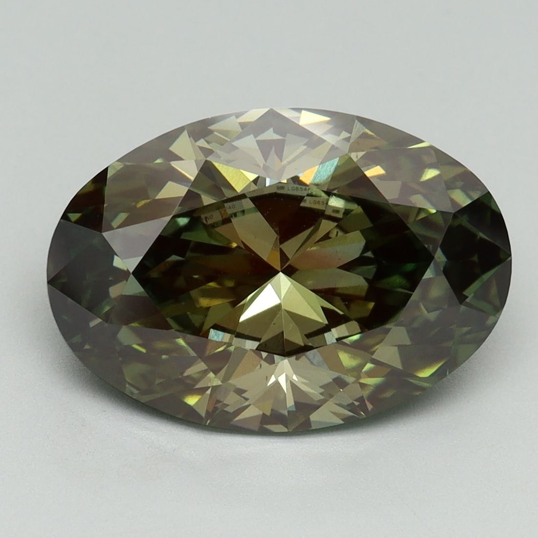 Loose Diamond - OVAL 5.0ct Fancy Green VS1: Loose Diamond - OVAL 5.0ct Fancy Green VS1 Source: This is a real non-mined Diamond that has been grown in a lab Shape: OVAL Carats: 5.0 Color: Fancy Green Certification: IGI Video: