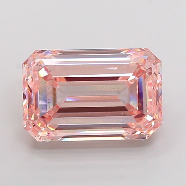 Loose Diamond - EMERALD 10.01ct Fancy Intense Pink SI1: Loose Diamond - EMERALD 10.01ct Fancy Intense Pink SI1 Source: This is a real non-mined Diamond that has been grown in a lab Shape: EMERALD Carats: 10.01 Color: Fancy Intense Pink Certification: IGI V