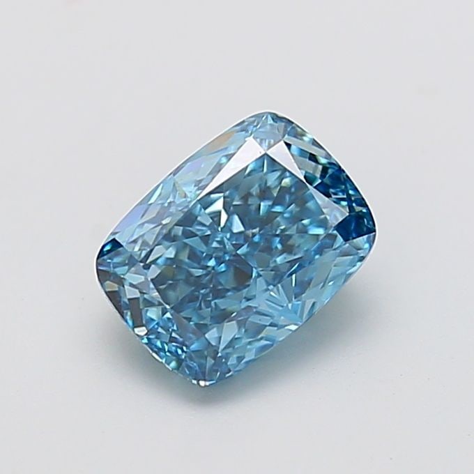 Loose Diamond - CUSHION MODIFIED 2.02ct Fancy Vivid Blue VS1: Loose Diamond - CUSHION MODIFIED 2.02ct Fancy Vivid Blue VS1 Source: This is a real non-mined Diamond that has been grown in a lab Shape: CUSHION MODIFIED Carats: 2.02 Color: Fancy Vivid Blue Certific