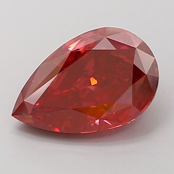 Loose Diamond - PEAR 2.18ct Fancy Vivid Red VVS2: Loose Diamond - PEAR 2.18ct Fancy Vivid Red VVS2 Source: This is a real non-mined Diamond that has been grown in a lab Shape: PEAR Carats: 2.18 Color: Fancy Vivid Red Certification: NONE Video: