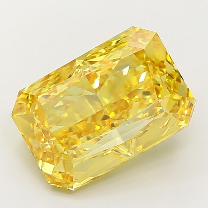 Loose Diamond - RADIANT 10.01ct Fancy Vivid Yellow VS2: Loose Diamond - RADIANT 10.01ct Fancy Vivid Yellow VS2 Source: This is a real non-mined Diamond that has been grown in a lab Shape: RADIANT Carats: 10.01 Color: Fancy Vivid Yellow Certification: IGI V