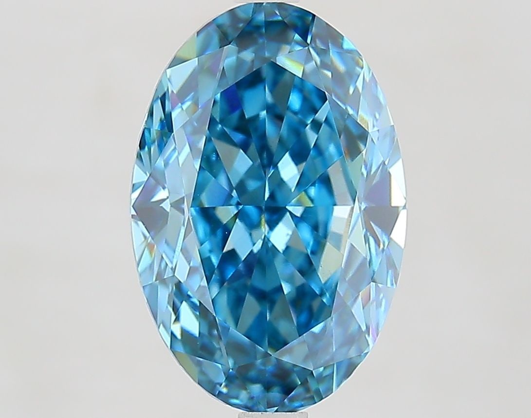 Loose Diamond - OVAL 4.74ct Fancy Vivid Blue VS1: Loose Diamond - OVAL 4.74ct Fancy Vivid Blue VS1 Source: This is a real non-mined Diamond that has been grown in a lab Shape: OVAL Carats: 4.74 Color: Fancy Vivid Blue Certification: IGI Video: