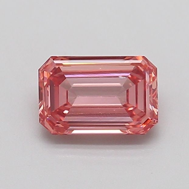 Loose Diamond - EMERALD 1.05ct Fancy Intense Brownish Pink VS2: Loose Diamond - EMERALD 1.05ct Fancy Intense Brownish Pink VS2 Source: This is a real non-mined Diamond that has been grown in a lab Shape: EMERALD Carats: 1.05 Color: Fancy Intense Brownish Pink Cert