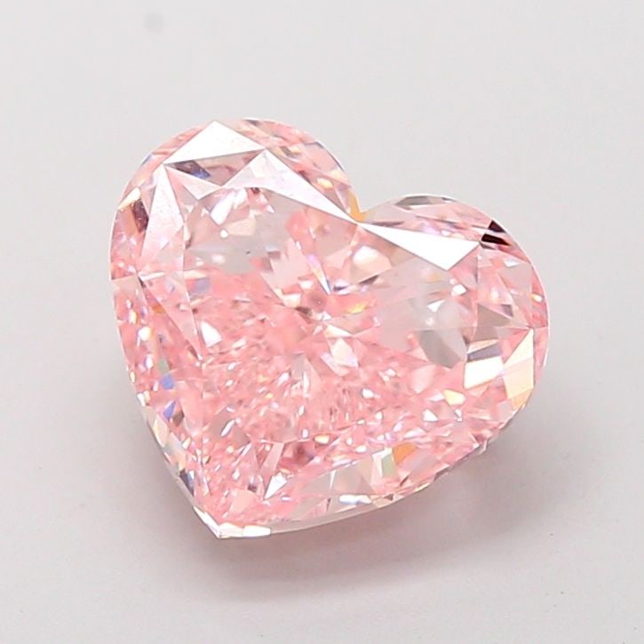 Loose Diamond - HEART 5.01ct Fancy Vivid Pink VS1: Loose Diamond - HEART 5.01ct Fancy Vivid Pink VS1 Source: This is a real non-mined Diamond that has been grown in a lab Shape: HEART Carats: 5.01 Color: Fancy Vivid Pink Certification: IGI Video: