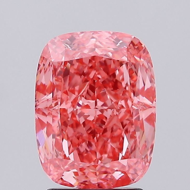 Loose Diamond - CUSHION MODIFIED 2.91ct Fancy Vivid Pink VS1: Loose Diamond - CUSHION MODIFIED 2.91ct Fancy Vivid Pink VS1 Source: This is a real non-mined Diamond that has been grown in a lab Shape: CUSHION MODIFIED Carats: 2.91 Color: Fancy Vivid Pink Certific