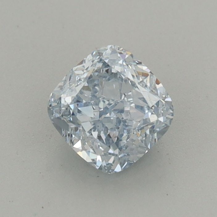 Loose Diamond - CUSHION MODIFIED 0.71ct Fancy Light Blue VS2: Loose Diamond - CUSHION MODIFIED 0.71ct Fancy Light Blue VS2 Source: This is a real non-mined Diamond that has been grown in a lab Shape: CUSHION MODIFIED Carats: 0.71 Color: Fancy Light Blue Certific