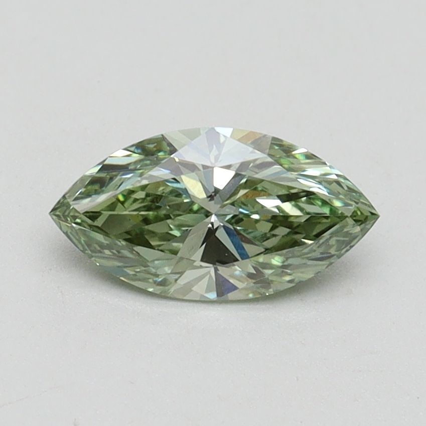 Loose Diamond - MARQUISE 0.7ct Fancy Intense Green VS1: Loose Diamond - MARQUISE 0.7ct Fancy Intense Green VS1 Source: This is a real non-mined Diamond that has been grown in a lab Shape: MARQUISE Carats: 0.7 Color: Fancy Intense Green Certification: IGI V
