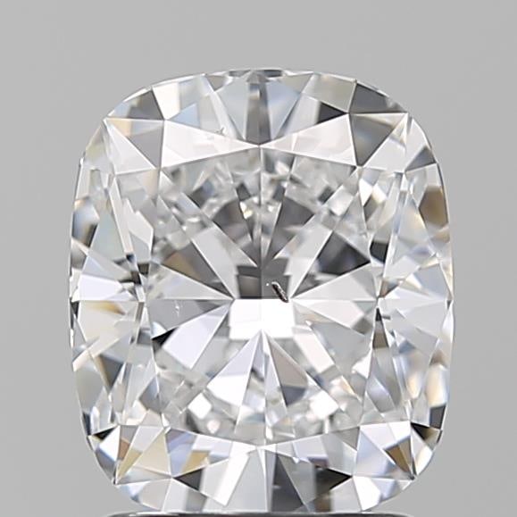Loose Diamond - CUSHION 1.7ct D SI1: Loose Diamond - CUSHION 1.7ct D SI1 Source: This is a real non-mined Diamond that has been grown in a lab Shape: CUSHION Carats: 1.7 Color: D Clarity: SI1 Certification: IGI Condition: Pre-Owned PLEAS