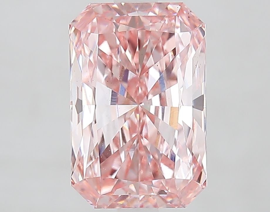 Loose Diamond - RADIANT 3.05ct Fancy Intense Pink VS2: Loose Diamond - RADIANT 3.05ct Fancy Intense Pink VS2 Source: This is a real non-mined Diamond that has been grown in a lab Shape: RADIANT Carats: 3.05 Color: Fancy Intense Pink Certification: IGI Vid