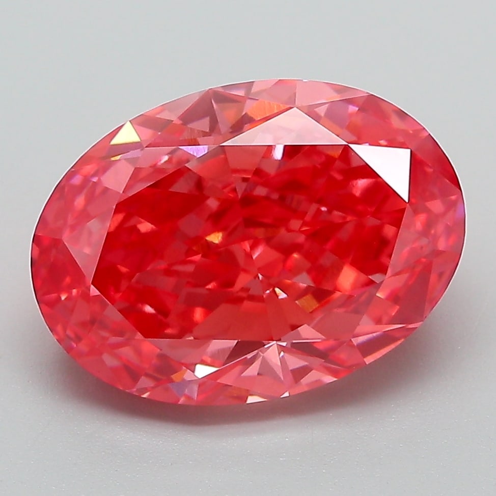 Loose Diamond - OVAL 4.71ct PINK VS1: Loose Diamond - OVAL 4.71ct PINK VS1 Source: This is a real non-mined Diamond that has been grown in a lab Shape: OVAL Carats: 4.71 Color: PINK Clarity: VS1 Certification: IGI Condition: Pre-Owned PLE