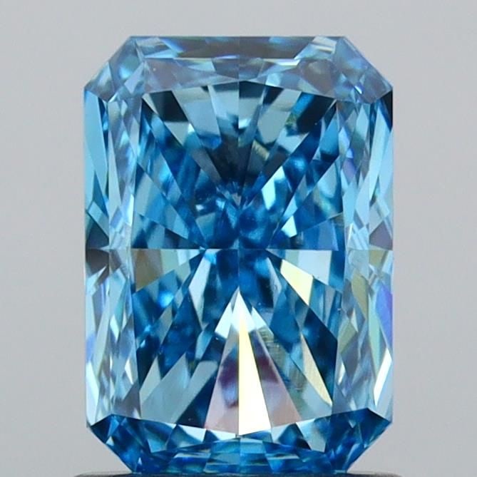 Loose Diamond - RADIANT 1.24ct Fancy Vivid Blue VS1: Loose Diamond - RADIANT 1.24ct Fancy Vivid Blue VS1 Source: This is a real non-mined Diamond that has been grown in a lab Shape: RADIANT Carats: 1.24 Color: Fancy Vivid Blue Certification: IGI Video: