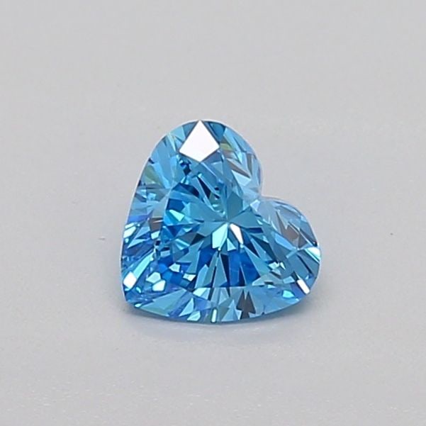 Loose Diamond - HEART 0.31ct Fancy Vivid Blue VVS2: Loose Diamond - HEART 0.31ct Fancy Vivid Blue VVS2 Source: This is a real non-mined Diamond that has been grown in a lab Shape: HEART Carats: 0.31 Color: Fancy Vivid Blue Certification: IGI Video: