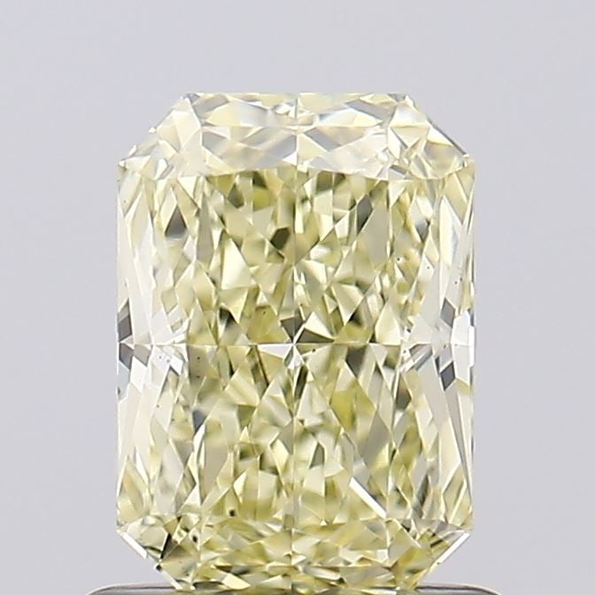 Loose Diamond - RADIANT 1.01ct Fancy Yellow VS1: Loose Diamond - RADIANT 1.01ct Fancy Yellow VS1 Source: This is a real non-mined Diamond that has been grown in a lab Shape: RADIANT Carats: 1.01 Color: Fancy Yellow Certification: IGI Video: