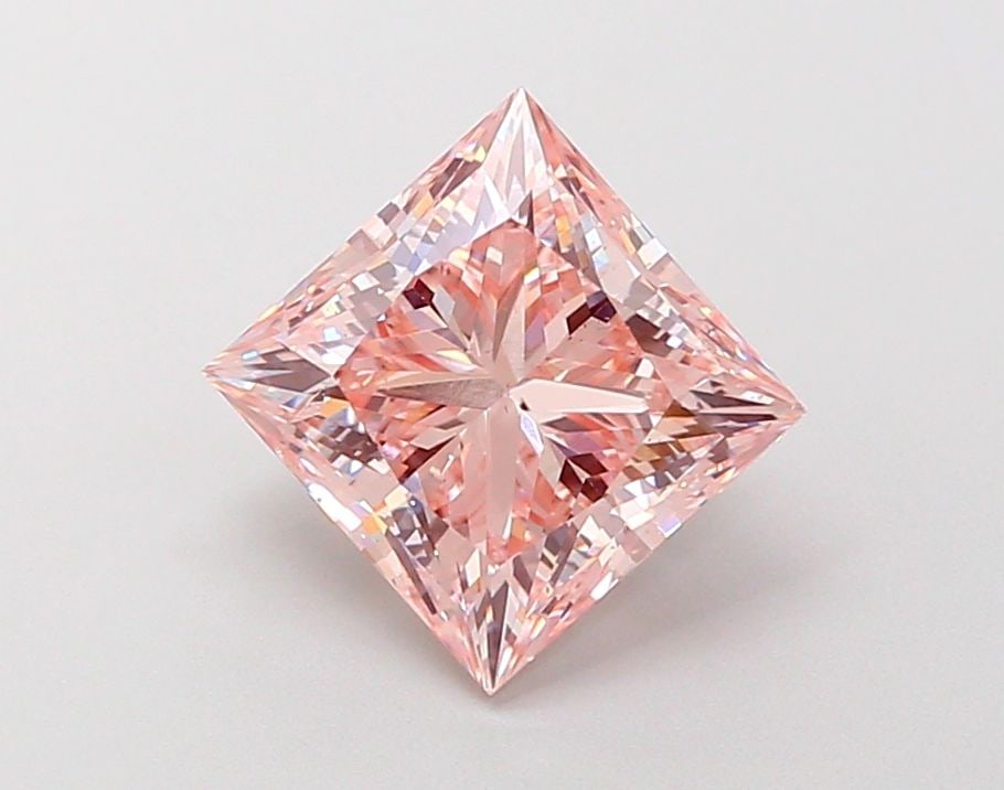 Loose Diamond - PRINCESS 3.05ct Fancy Intense Pink VS2: Loose Diamond - PRINCESS 3.05ct Fancy Intense Pink VS2 Source: This is a real non-mined Diamond that has been grown in a lab Shape: PRINCESS Carats: 3.05 Color: Fancy Intense Pink Certification: IGI V