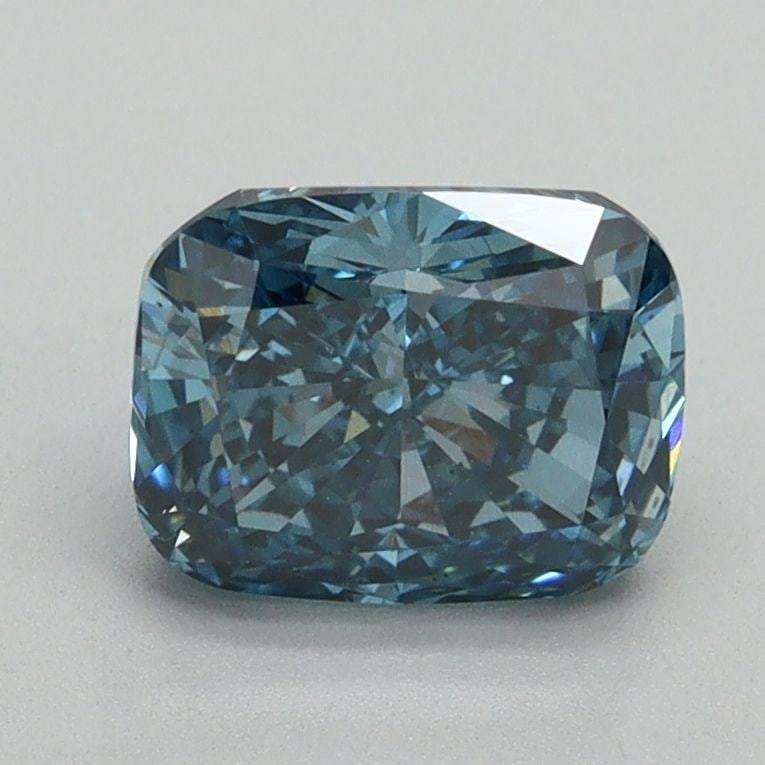 Loose Diamond - CUSHION BRILLIANT 1.5ct Fancy Vivid Blue VS2: Loose Diamond - CUSHION BRILLIANT 1.5ct Fancy Vivid Blue VS2 Source: This is a real non-mined Diamond that has been grown in a lab Shape: CUSHION BRILLIANT Carats: 1.5 Color: Fancy Vivid Blue Certific