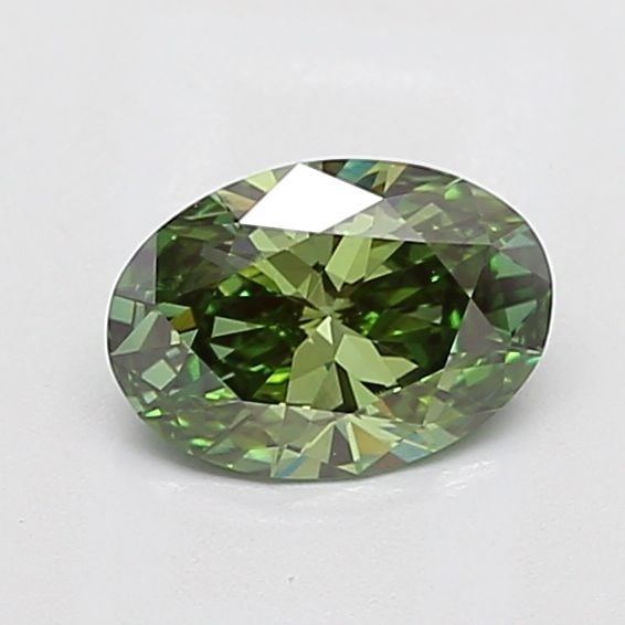 Loose Diamond - OVAL 1.25ct Fancy Vivid Green VS1: Loose Diamond - OVAL 1.25ct Fancy Vivid Green VS1 Source: This is a real non-mined Diamond that has been grown in a lab Shape: OVAL Carats: 1.25 Color: Fancy Vivid Green Certification: IGI Video: