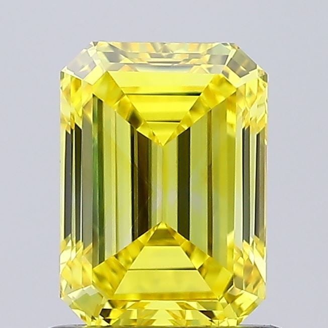 Loose Diamond - EMERALD 1.01ct Fancy Vivid Yellow VS1: Loose Diamond - EMERALD 1.01ct Fancy Vivid Yellow VS1 Source: This is a real non-mined Diamond that has been grown in a lab Shape: EMERALD Carats: 1.01 Color: Fancy Vivid Yellow Certification: NONE Vi