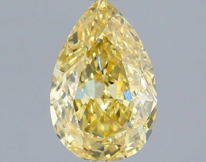 Loose Diamond - PEAR 1.6ct Fancy Vivid Yellow VS1: Loose Diamond - PEAR 1.6ct Fancy Vivid Yellow VS1 Source: This is a real non-mined Diamond that has been grown in a lab Shape: PEAR Carats: 1.6 Color: Fancy Vivid Yellow Certification: IGI Video: