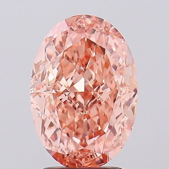 Loose Diamond - OVAL 3.23ct Fancy Vivid Pink VVS2: Loose Diamond - OVAL 3.23ct Fancy Vivid Pink VVS2 Source: This is a real non-mined Diamond that has been grown in a lab Shape: OVAL Carats: 3.23 Color: Fancy Vivid Pink Certification: IGI Video: